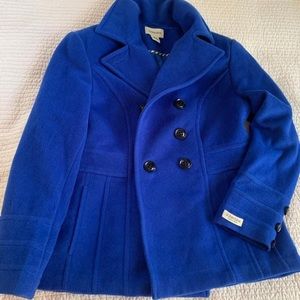 St John’s Bay Cashmere Blend Peacoat Sz Med (fit me like a Lg)